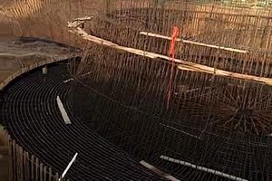 宜昌砼烟囱新建施工现场